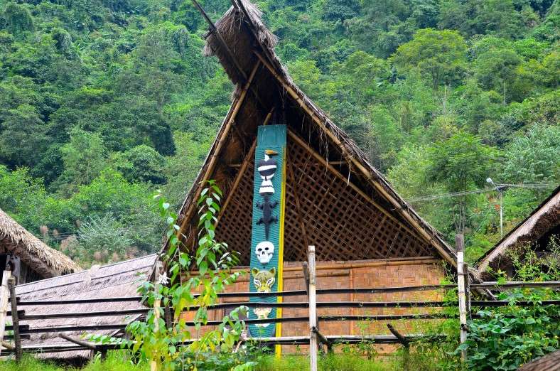 Traditional Naga Hut